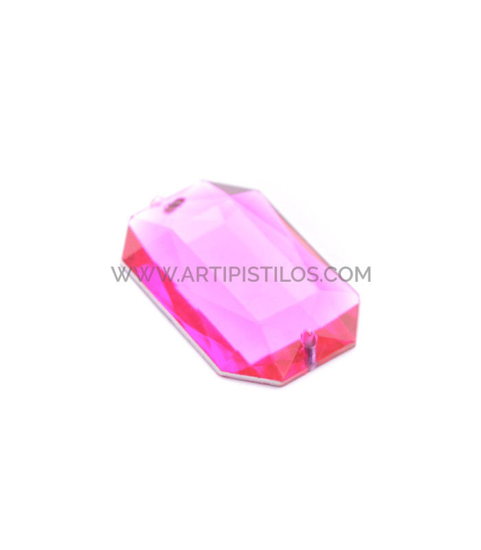 Piedra rectangular para confección 18 x 25 mm