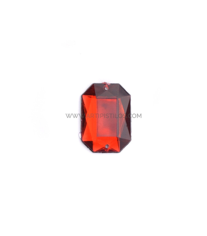 Piedra rectangular para confección 18 x 25 mm