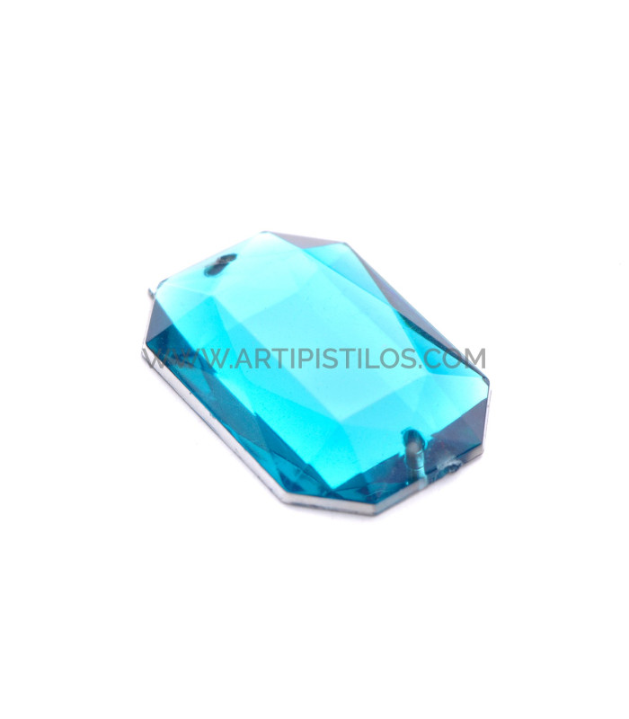 Piedra rectangular para confección 18 x 25 mm