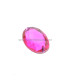 Oval stone for sewing 13 x 18 mm