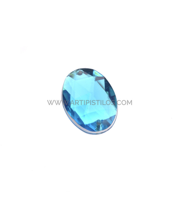 Oval stone for sewing 18 x 25 mm