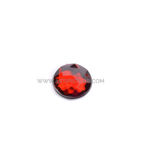 Piedra Redonda Para Coser 16 Mm De Diámetro Rojo - tocados
