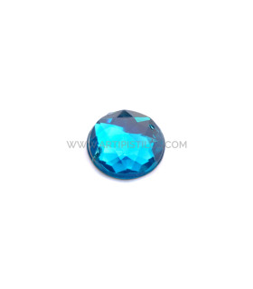 Piedra Redonda Para Coser 16 Mm De Diámetro Turquesa - tocados
