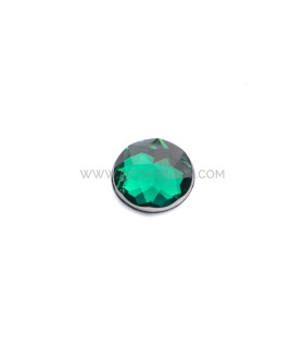 Piedra Redonda Para Coser 16 Mm De Diámetro Verde - tocados