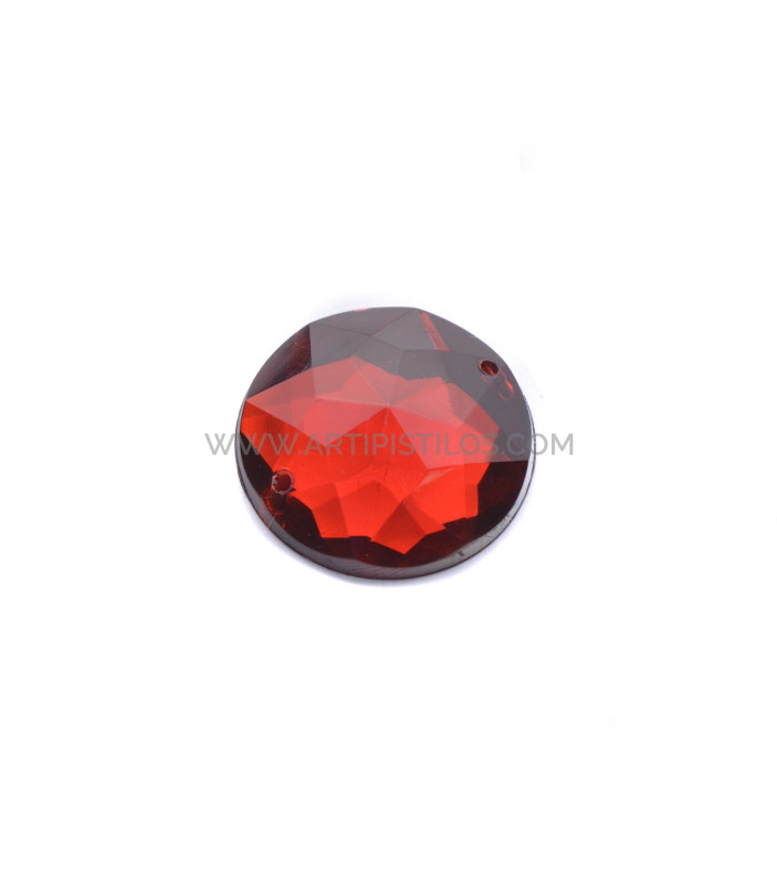 Piedra redonda para coser 22 mm