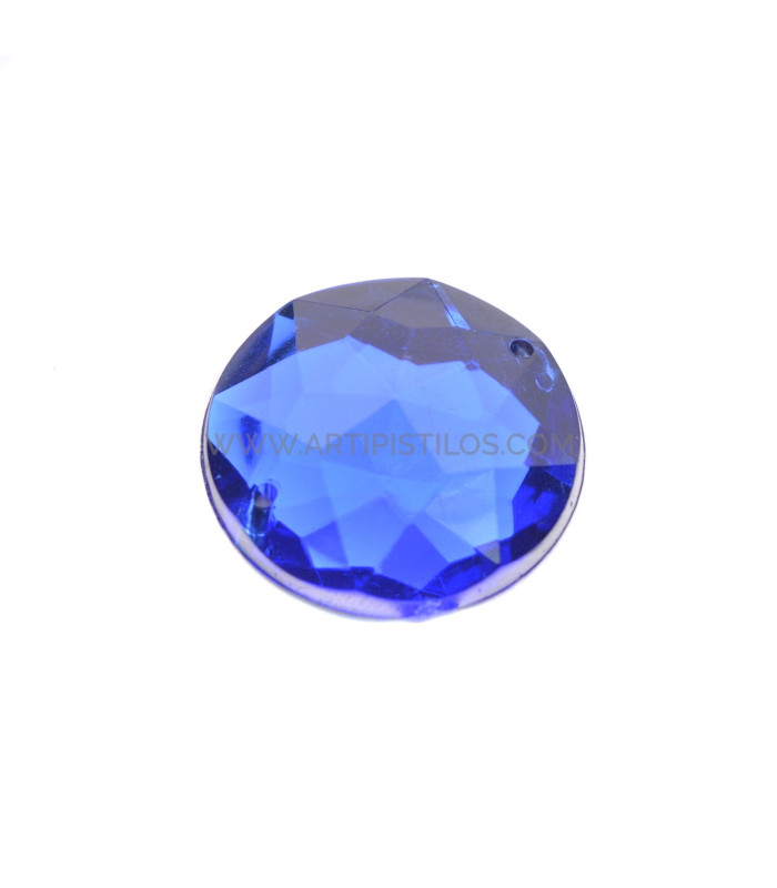 Piedra redonda para coser 22 mm