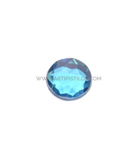 Piedra Redonda Para Coser 22 Mm Turquesa - tocados