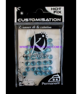 DIAMANTE TELA PARA FIJAR CON PLANCHA