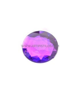 Piedra Redonda Para Coser 30 Mm Morado - tocados