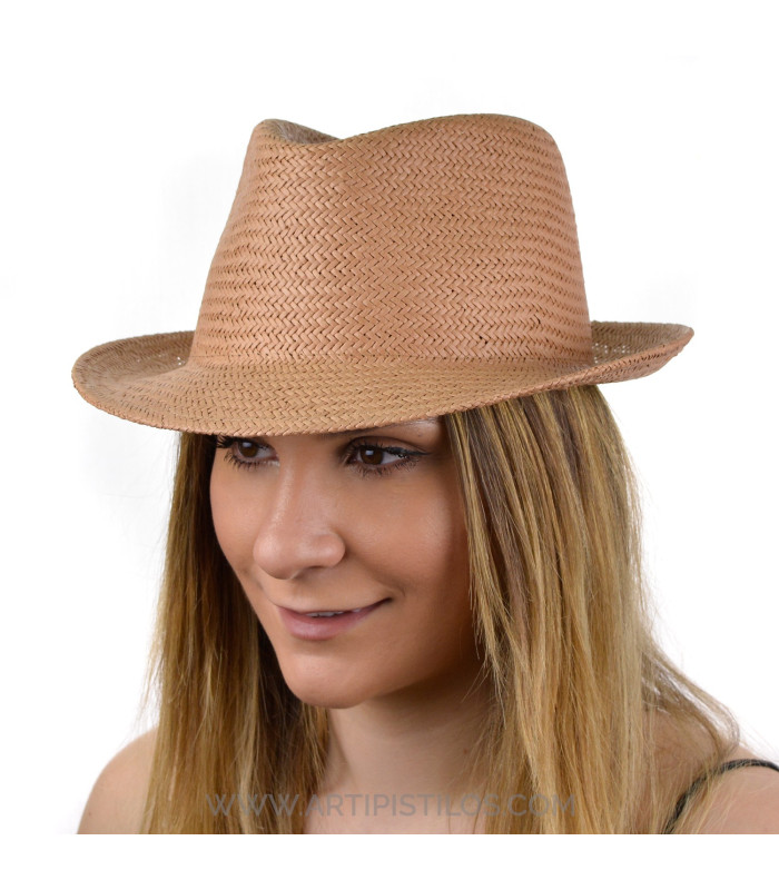 SOMBRERO DE FIBRAS VEGETALES UNISEX "PATRICIA"