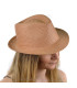 HAT OF VEGETABLE FIBERS "PATRICIA"