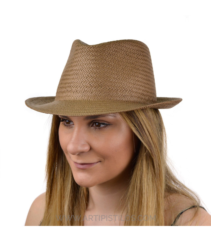 SOMBRERO DE FIBRAS VEGETALES UNISEX "PATRICIA"