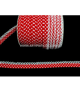BIES DECORATIVO LUNARES 12 MM.