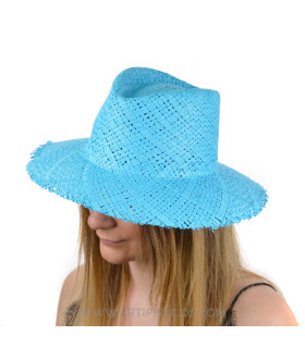 Natural fiber hat "BLUEBEACH"