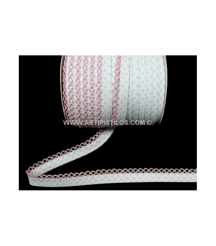 BIES DECORATIVO LUNARES 12 MM.