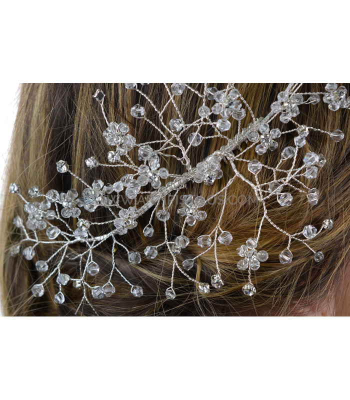 METALLIC HAIR ORNAMENT "BRUNA"