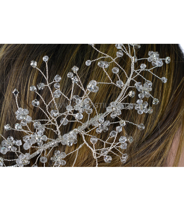 METALLIC HAIR ORNAMENT "BRUNA"