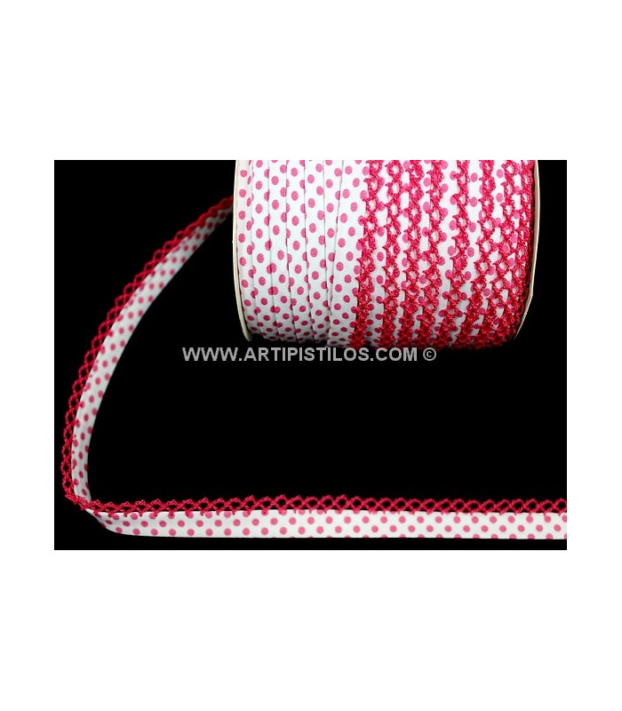 BIES DECORATIVO LUNARES 12 MM.
