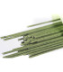 ARAME FLORAL JAPONÊS FORRADO COM PAPIRO TRANÇADO VERDE 36 CM x 100/200 pcs