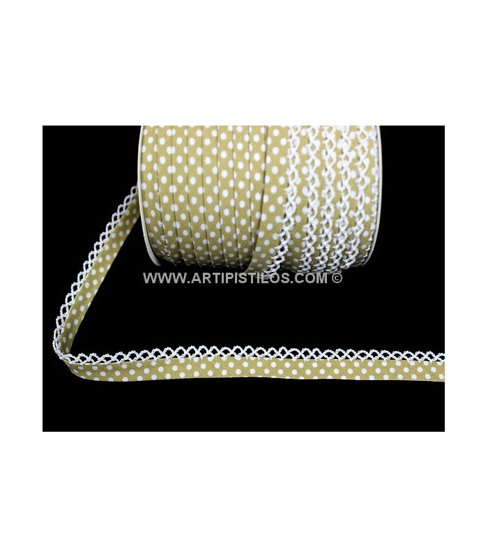 BIES DECORATIVO LUNARES 12 MM.