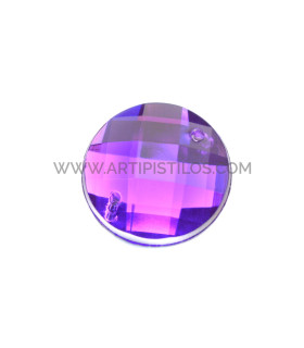 Piedra Circular Para Coser 16 Mm De Diámetro Morado - tocados y