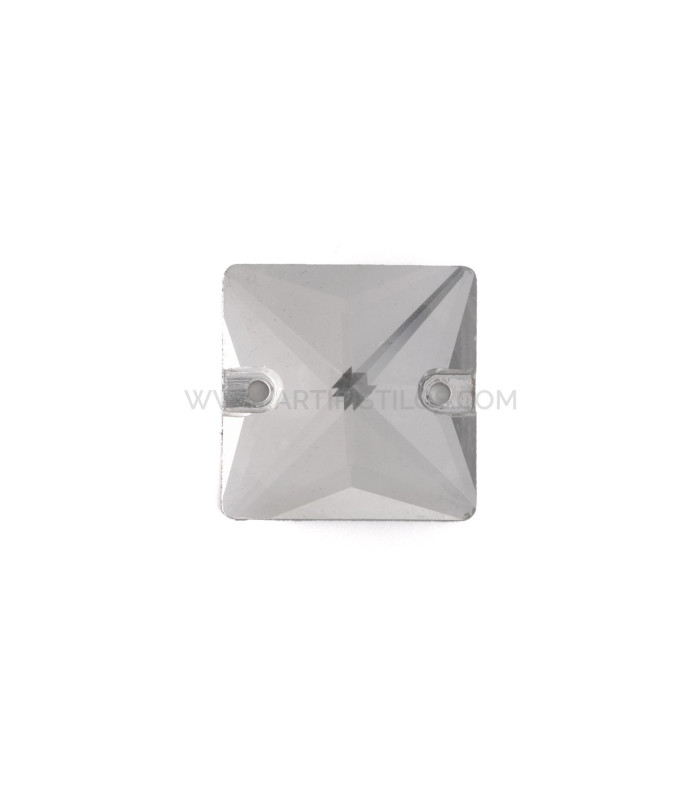 PEDRA QUADRADA PARA COSTURA 16x16MM