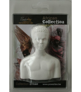 Plaster Figurines 3d - Principe Africano Blanco - figuras de yeso