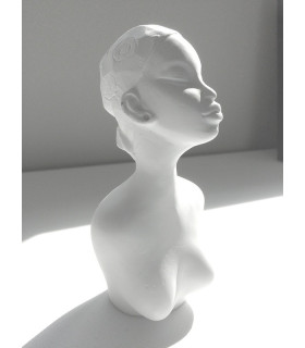 Plaster Figurines 3d - Zora - Blanco - figuras de yeso