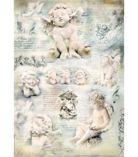 Angels Silk Paper Mix - tela de seda
