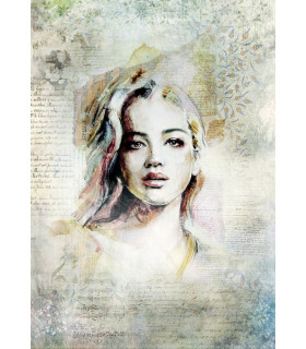 Portrait Silk Paper Mix - tela de seda