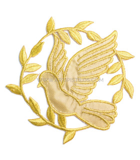 EMBROIDERED THERMO ADHESIVE APLICATION "PALOMA"