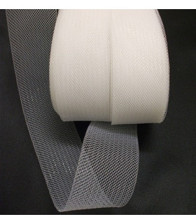 Crin Fino 10 Cms. Sin Hilo Offwhite 10 Cms. X 1 Mt. - tocados para