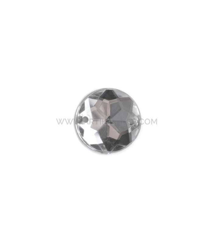 Round stone for sewing 12 mm