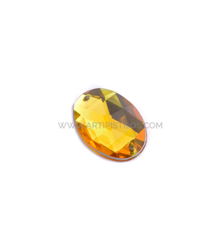 Oval stone for sewing 18 x 25 mm