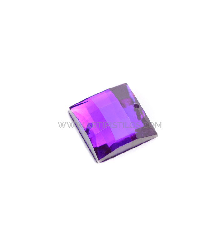 Pedra quadrada 16 x 16 mm-