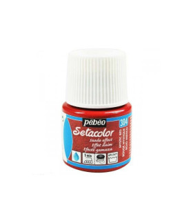 Pintura De Efeito Camurça 45 Ml Vermelho - tecidos