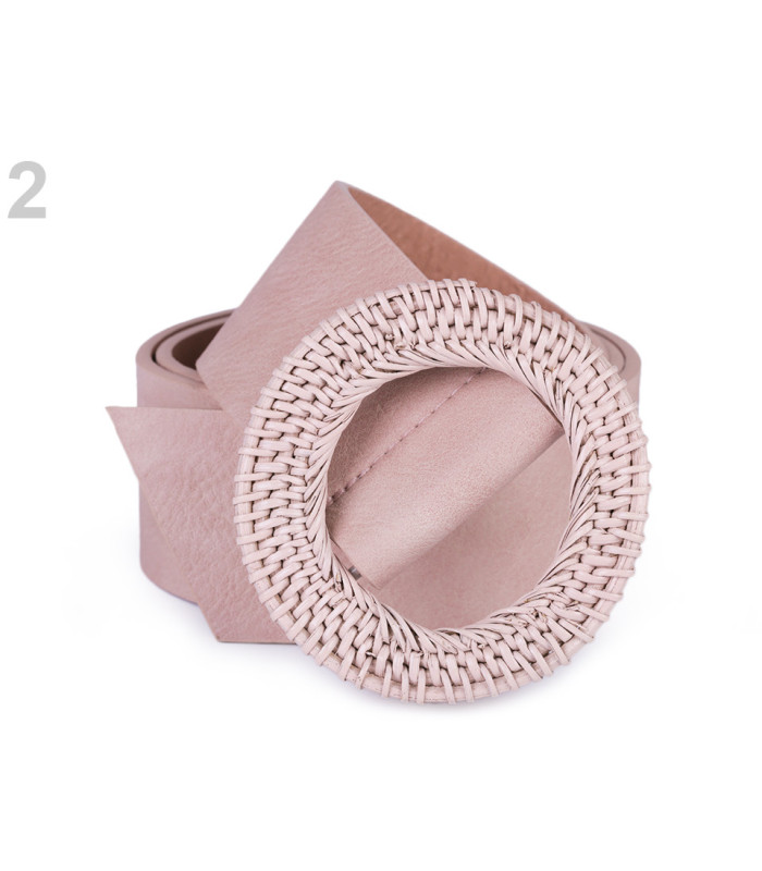 BELT WITH NATURAL FIBER BUCKLE "CAÑADA"