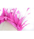 HEADPIECE WITH FEATHERS OF ROOSTER/OSTRICH/GOOSE "LINA".
