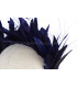 HEADPIECE WITH FEATHERS OF ROOSTER/OSTRICH/GOOSE "LINA".