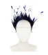 HEADPIECE WITH FEATHERS OF ROOSTER/OSTRICH/GOOSE "LINA".
