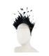HEADPIECE WITH FEATHERS OF ROOSTER/OSTRICH/GOOSE "LINA".