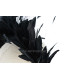 HEADPIECE WITH FEATHERS OF ROOSTER/OSTRICH/GOOSE "LINA".