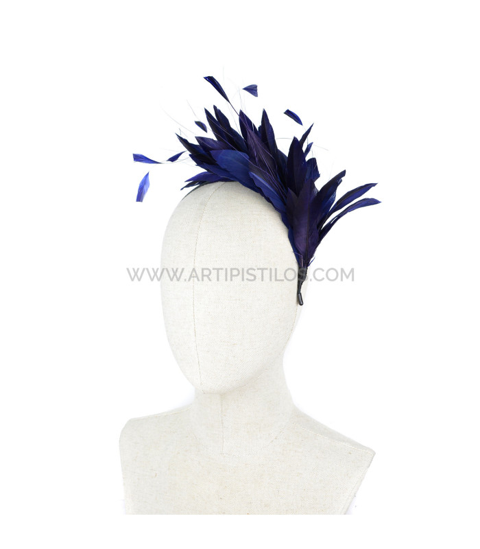 HEADPIECE WITH FEATHERS OF ROOSTER/OSTRICH/GOOSE "SOLER"