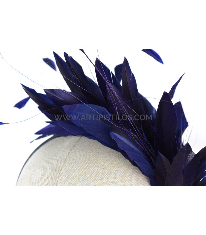 HEADPIECE WITH FEATHERS OF ROOSTER/OSTRICH/GOOSE "SOLER"