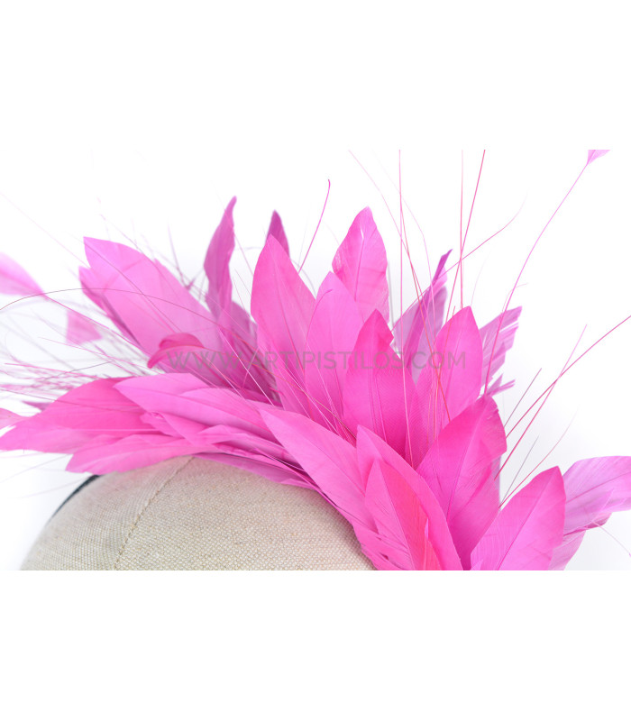 HEADPIECE WITH FEATHERS OF ROOSTER/OSTRICH/GOOSE "SOLER"