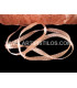 METALLIC TUBULAR FABRIC 6 MM.
