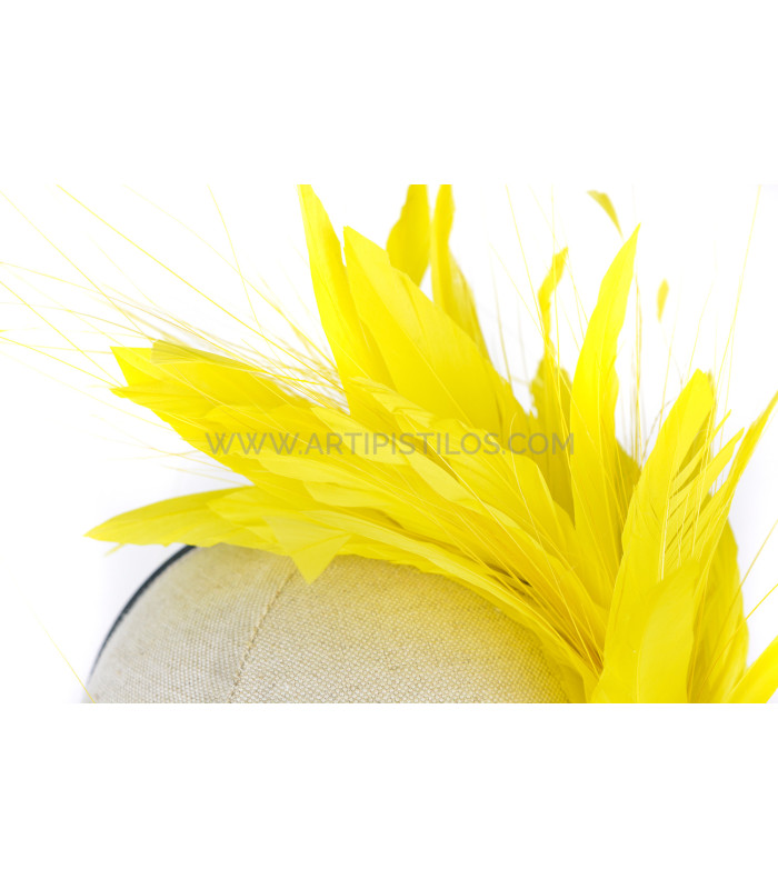 HEADPIECE WITH FEATHERS OF ROOSTER/OSTRICH/GOOSE "SOLER"