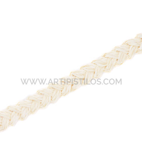 Cinta De Rafia Trenzada 15 Mm X 1 Mt "rainer" Mate - tocados para