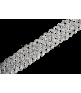 Cinto de ráfia trançado 34 mm x 1 mt