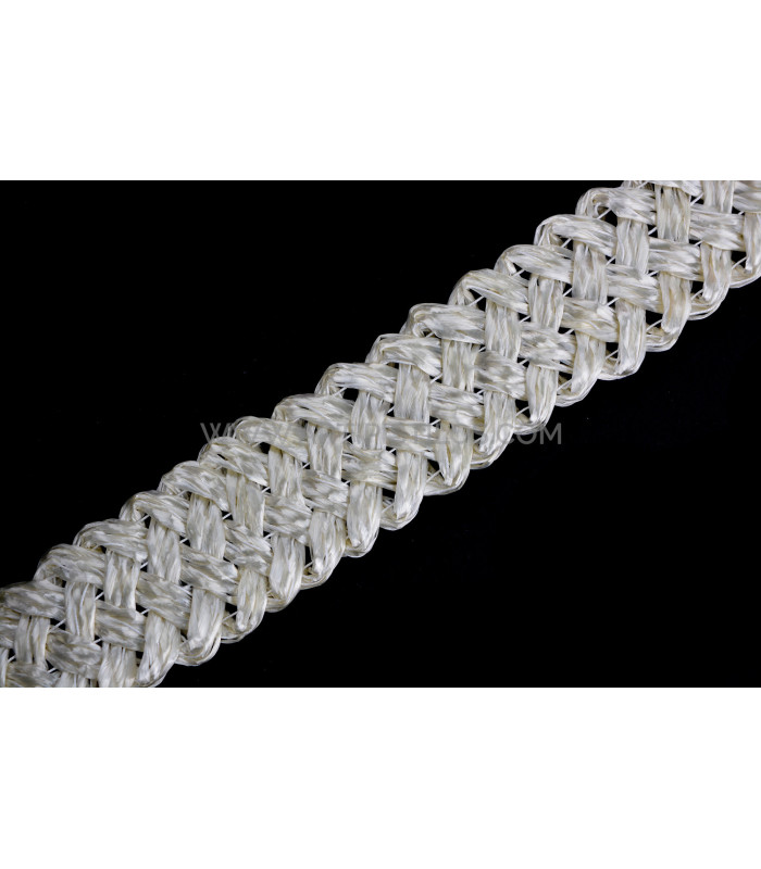 Braided raffia belt 34 mm x 1 mt